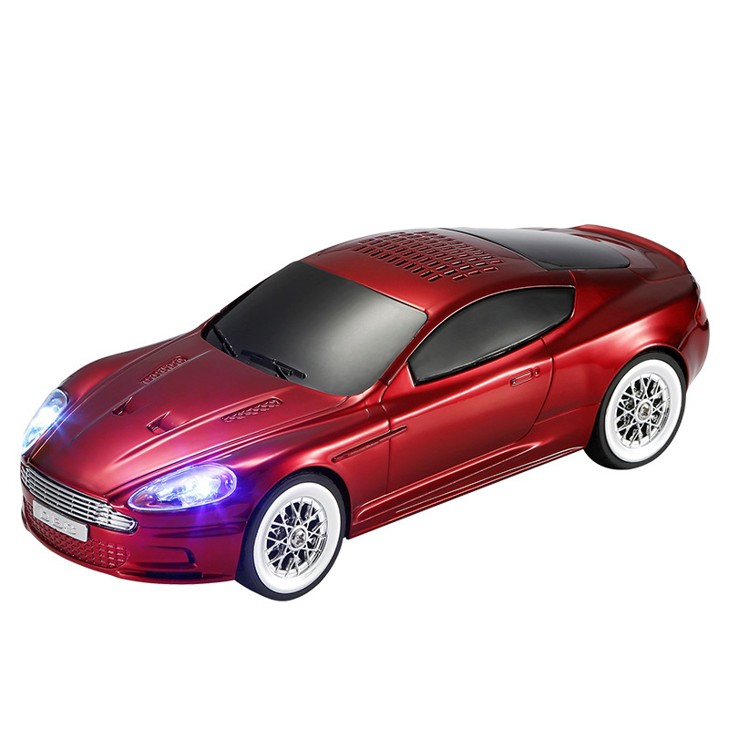 Bluetoothスピーカー アストンマーティン車型モデル 重低音 USB/TFカード対応 充電式 ラジオ 593 サブウーファー|undefined