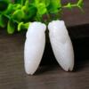 Dragon-shaped decoration white jade, pendant, dragon and phoenix, wholesale