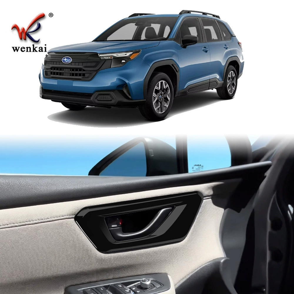 Подходит для 25 Subaru Forester FORESTER, модифицированная внутренняя ручка дверной чаши, рамка интерьера, левый руль, специальная