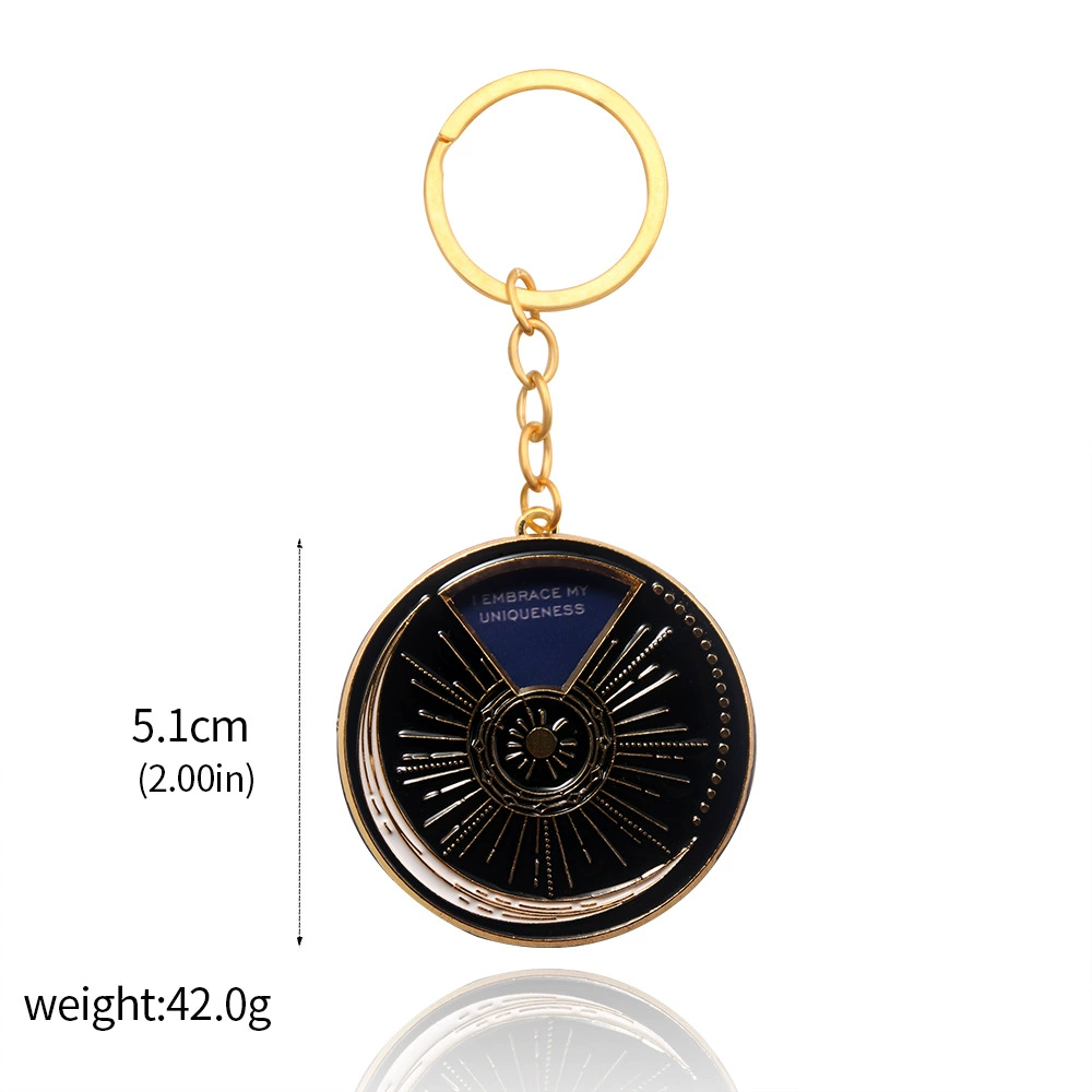 Rainbow emotional adjustable keychain, badge, brooch
