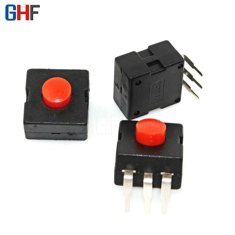 手电筒开关 按摩器按钮开关 12*12 正方形两档三挡四挡 按键开关