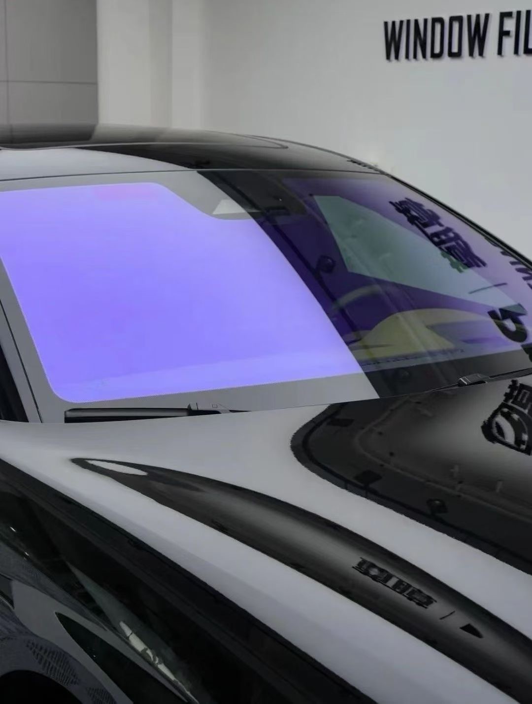 Double Silver Imperial Purple Kt70 Front Windshield Film High Heat Insulation Explosion-Proof Sunscreen Film Car Window Glass Privacy Solar Film