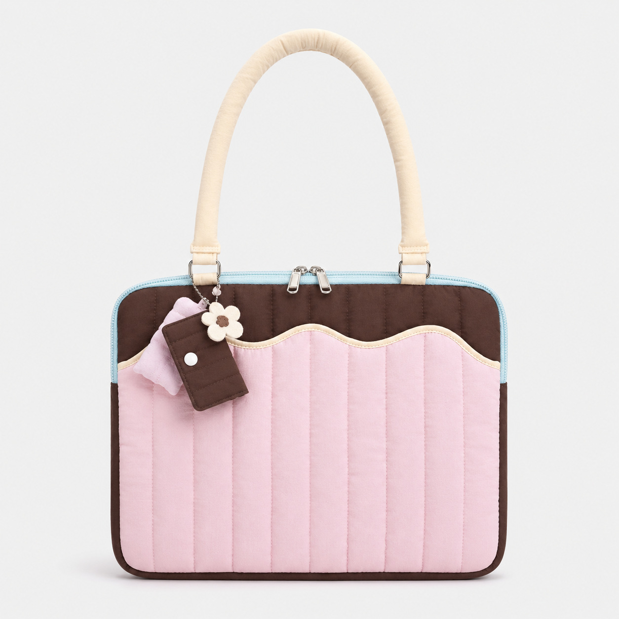 Thai Niche Laptop Bag Tablet 11inch iPad Inner Bag Color-Blocking 14inch Apple Computer Bag Handbag for Women