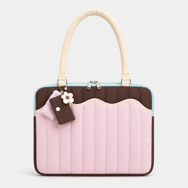 Thai Niche Laptop Bag Tablet 11inch iPad Inner Bag Color-Blocking 14inch Apple Computer Bag Handbag for Women