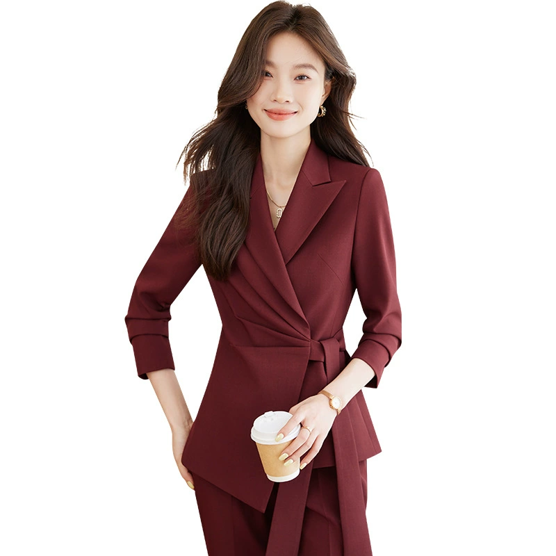 Elite fitted brace, classic suit jacket, set, bright catchy style