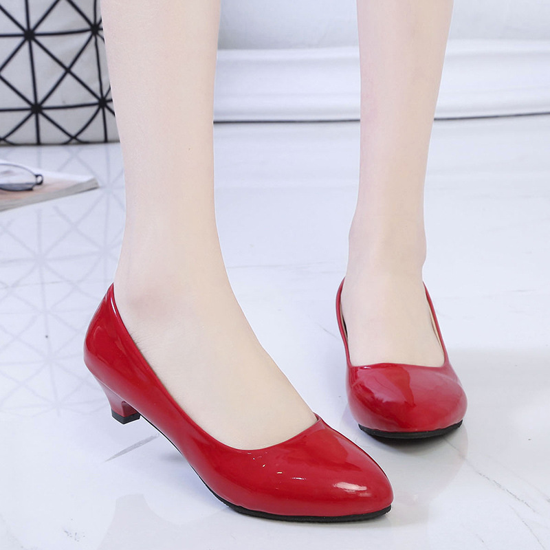 Talons hauts, vêtements d'extérieur pour femmes à ressort unique, bout pointu à bouche peu profonde, petites chaussures en cuir à la mode, légères_voghion.com