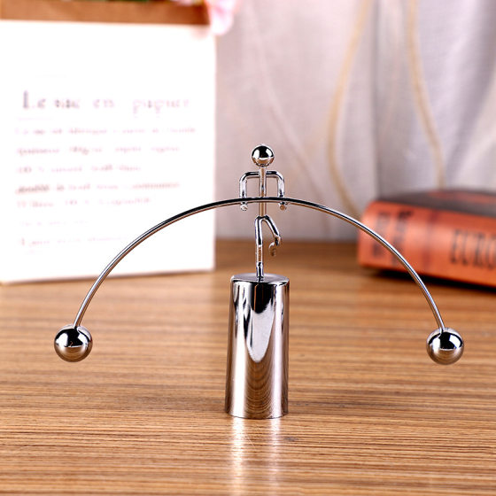 One-legged rotating tumbler Iron Man ornaments fun decompression Toys Company activities Festival gifts wholesale