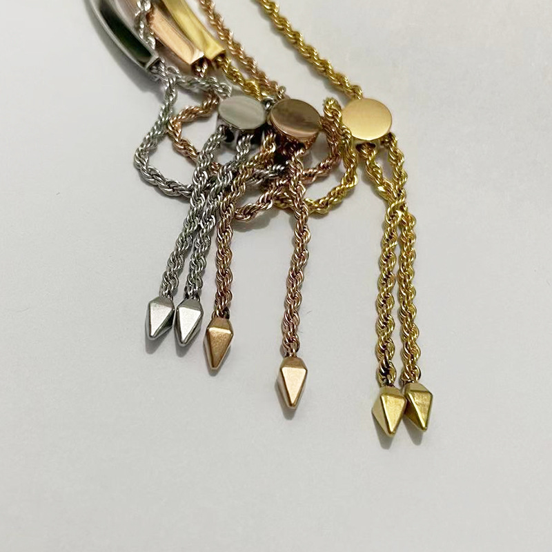 Fashion Geometric Titanium Steel Plating Bracelets 1 Piece