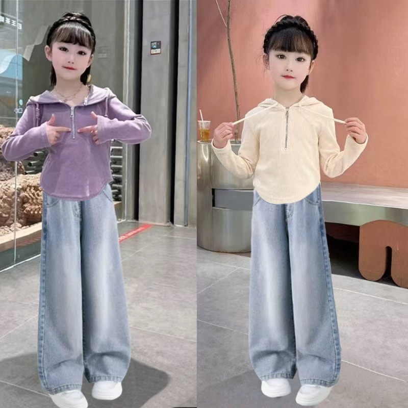 （淘宝抖音质量）女童秋装卫衣2025新款女大童秋装韩版上衣