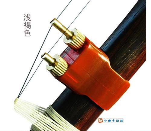 Self-produced and self-sold factory-delivered Erhu auxiliary accessories are not easily damaged and are resistant to pressure. Two-color optional fourth-generation fine tuner.