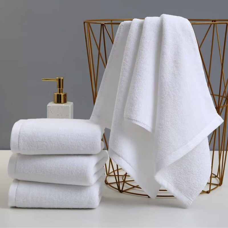 White Thickened Pure Cotton Class a Hotel White Towels, Bath Towels, Floor Towels, Square Towels, Special for Hotels, Saunas, Bathing, and Beauty Salons