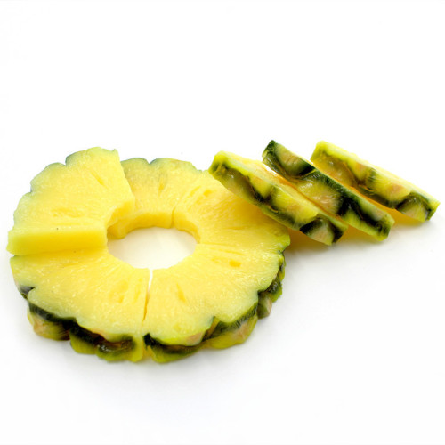 Simulated food toy white strawberry pineapple cut into pieces fake fruit pieces PVC model DIY with ornaments decorative photography props