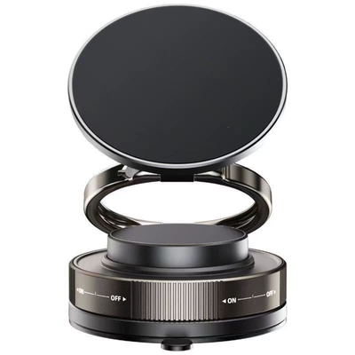 with strong magnetic alloy, Car phone holder - t28-black-alloy-bar