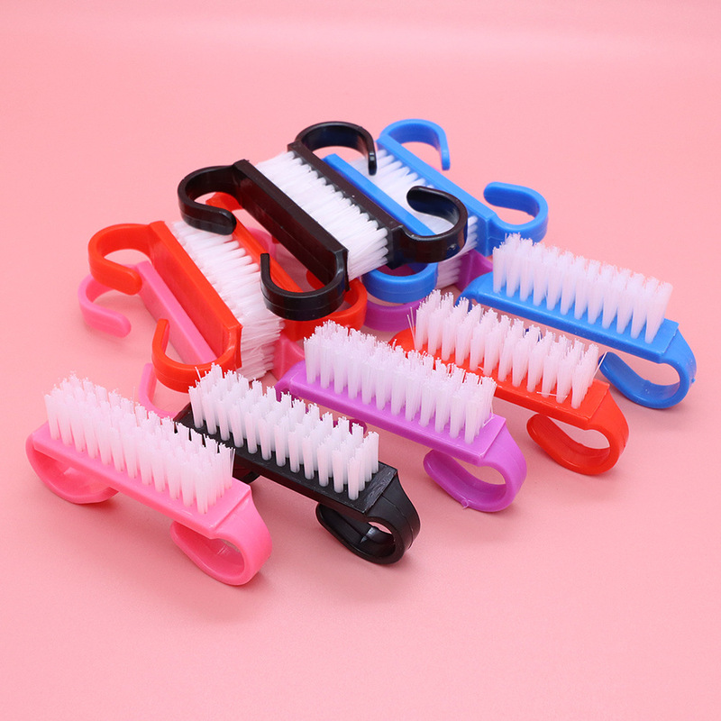 Wholesale Small Horn-Shaped Cleaning Brush Multifunctional Plastic Nail Brush Dust Brush for Nail Art and Cleaning Tools Wholesale Small Horn-Shaped Cleaning Brush Multifunctional Plastic Nail Brush Dust Brush for Nail Art and Cleaning Tools