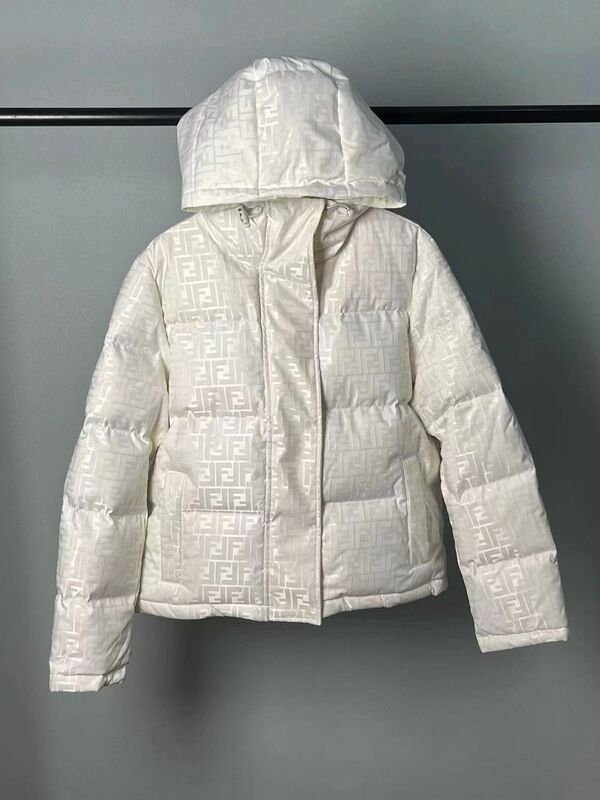 90白鸭绒双F印花连帽男士冬季羽绒服外套men feather witner coat|undefined