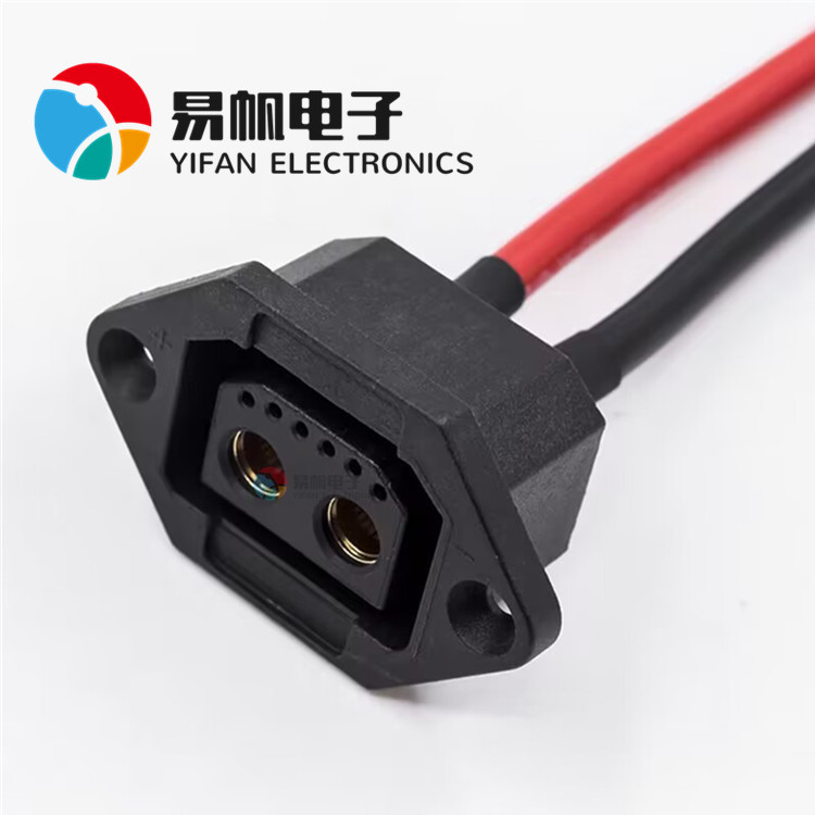 电动车充电插座换电柜充电插座2+6带通讯插座新能源锂电池充电座