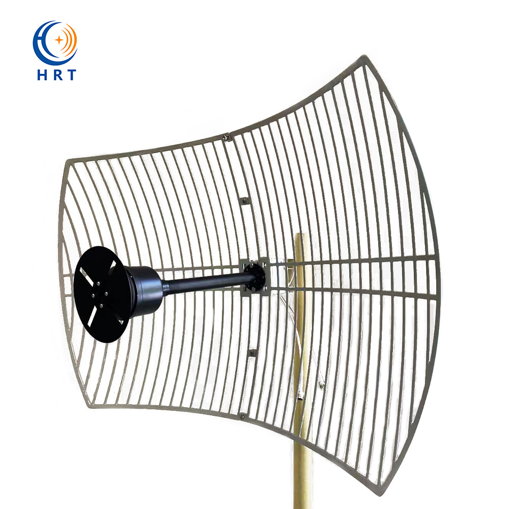 4G5G24dbi1700-3800MHz双极化黑色馈源定外高增益0609栅格网天线
