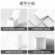 In stock small white box wholesale white cardboard box cosmetic packaging box thickened white folding carton color box small batch