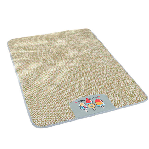Dog Bed Summer Cool Mat Ice Pad Cat Pet Supplies Dog Pet Super Large Wicker Mat Wholesale Breathable Dog Cool Pad 
