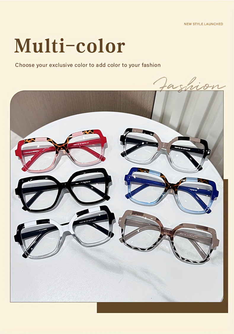 Blue Light Blocking Glasses For Women Oversized Square Frame_voghion.com