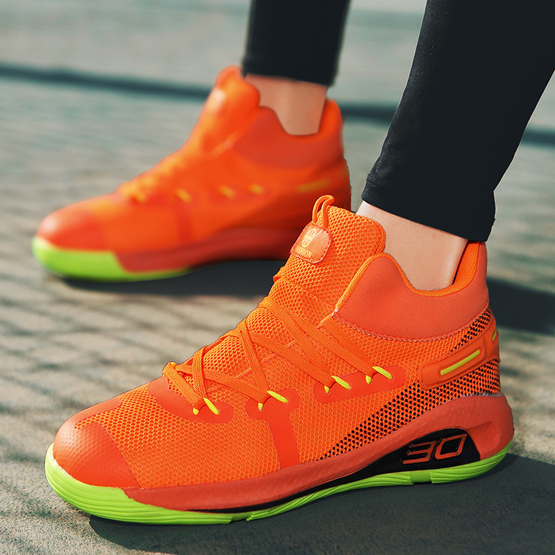 Buy quality Hightop Basketball Shoes Men's Wearresistant Nonslip