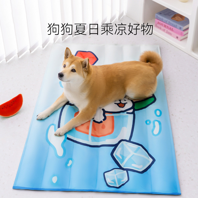 Verano para perros, sandía para cachorros, almohadilla de hielo para perros grandes, almohadilla fría para perros, perros, perros, gatos, mascotas, suministros de nido frío