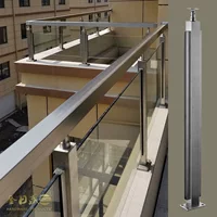 Самостоятельно установленные перила для лестниц, квадратные трубы, внутренние ограждения, простые уличные минималистичные колонны из алюминиевого сплава.