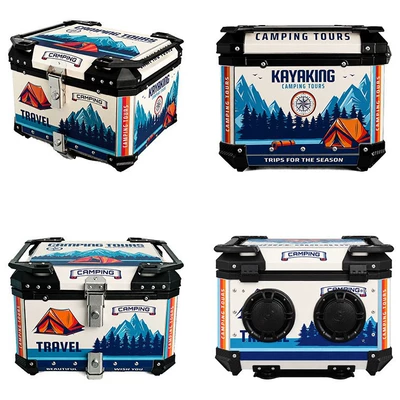 box storage box with quick-release | Motorcycle trunk