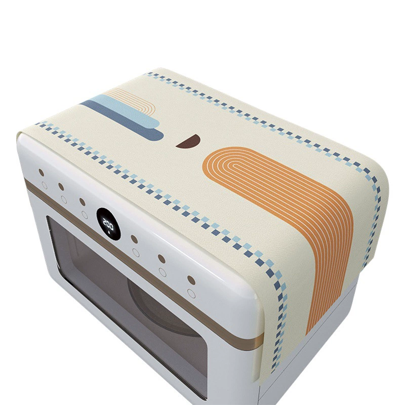 Бытовая микроволновая печь Пылезащитный чехол Полотенце Маленькая свежая полиуретановая водостойкая маслостойкая прямоугольная крышка Ткань Стиральная машина Холодильник Пылезащитная ткань