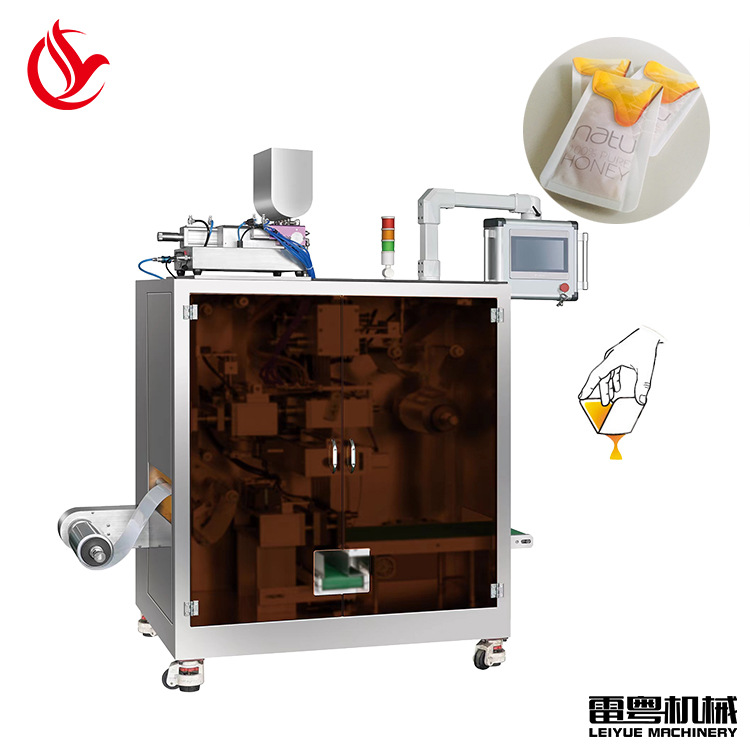 全自动卡片式四边封包装机 卡片液体膏体灌装机 折断蜂蜜包装机