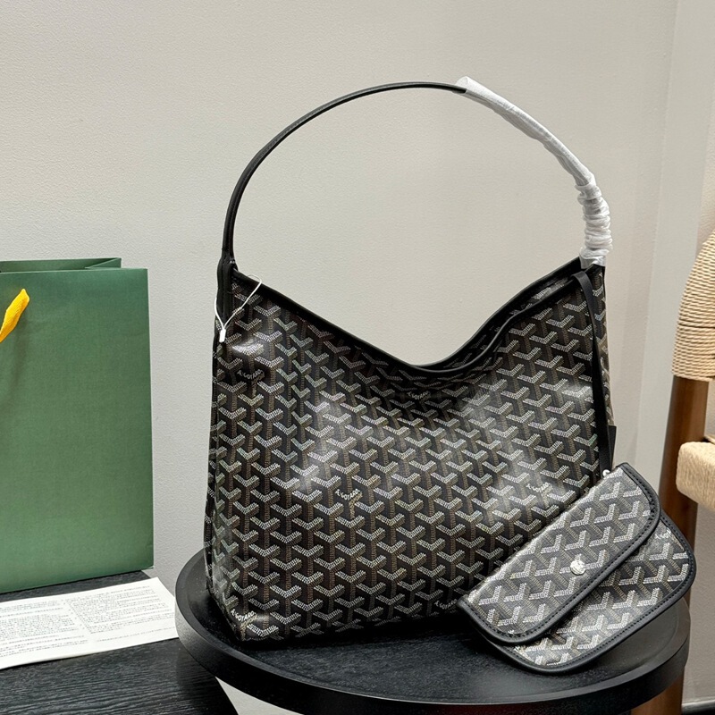 Dog Tooth Hobo Underarm Bag Spring and Summer New Style High-End Goyard Shoulder Bag Large Capacity Shopping and Commuting Goyard Bag