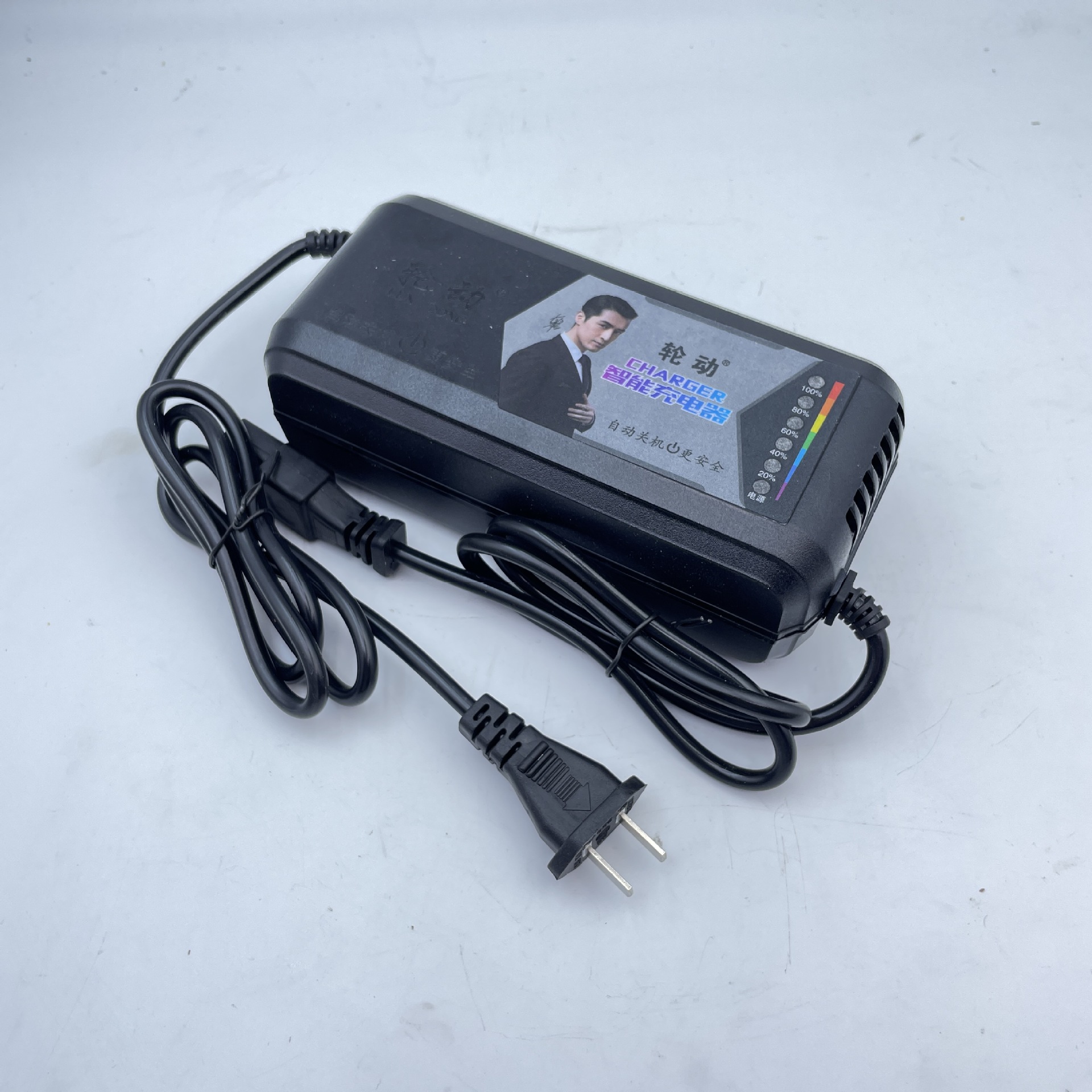 Wholesale 48V 2.8A lead-acid 20A wheeled electric vehicle charger power adapter with 220V pinout.