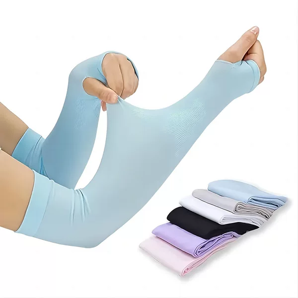 Sleeves Travel Men's and Women's Ice Silk Sunscreen Sleeves Ice Sleeves Sunscreen Students Korean-style Anti-ultraviolet Arm Sleeves