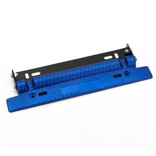Carbon fiber license plate holder car mount with adjustable rotation angle, racing style adjustable license plate frame, hot-selling for export