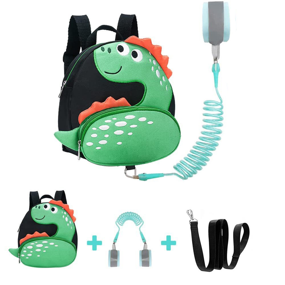 Factory Direct Children's Anti-lost Traction Rope Dinosaur Backpack Children's Wrist Children's Chest Strap Baby Toddler Strap