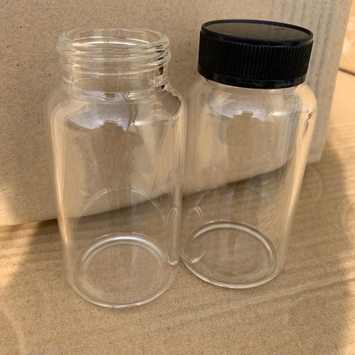 厂家现货120毫升玻璃 胶囊瓶 玛咖包装瓶高硼硅玻璃瓶批把膏瓶