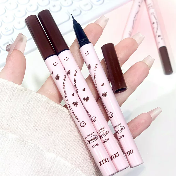 xixi Pear Flower Rain fine and smooth eyeliner pen very fine refill not easy to smudges novice beginners look good when getting started