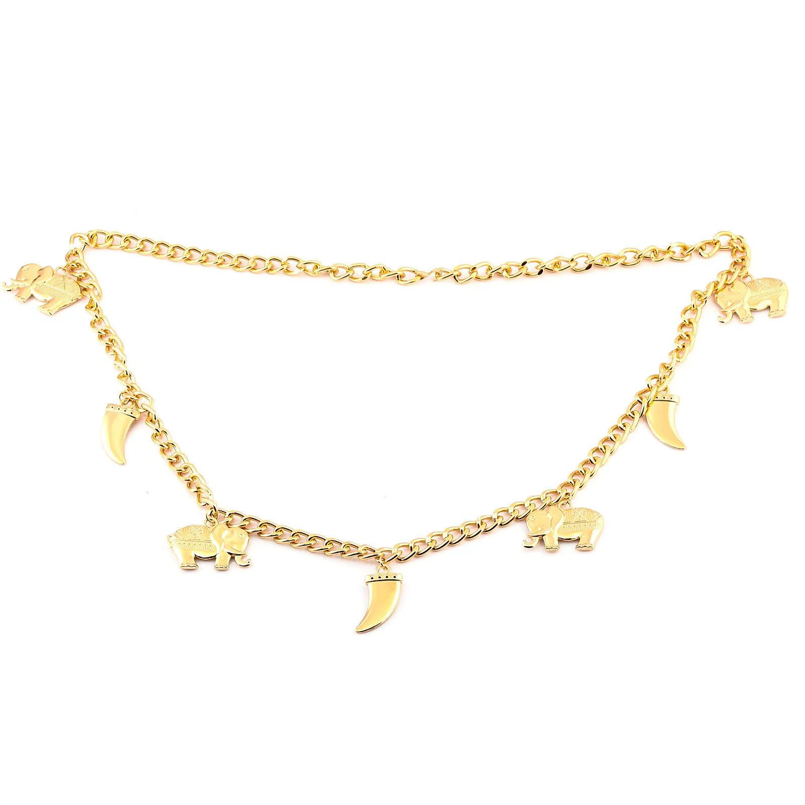 Brand fashionable metal dress, accessory, punk style, simple and elegant design