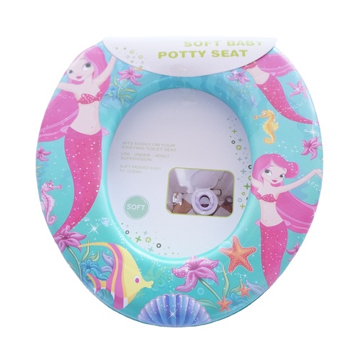 Children's toilet seat new cartoon multi-color sponge comfortable simple portable handleless children's toilet seat