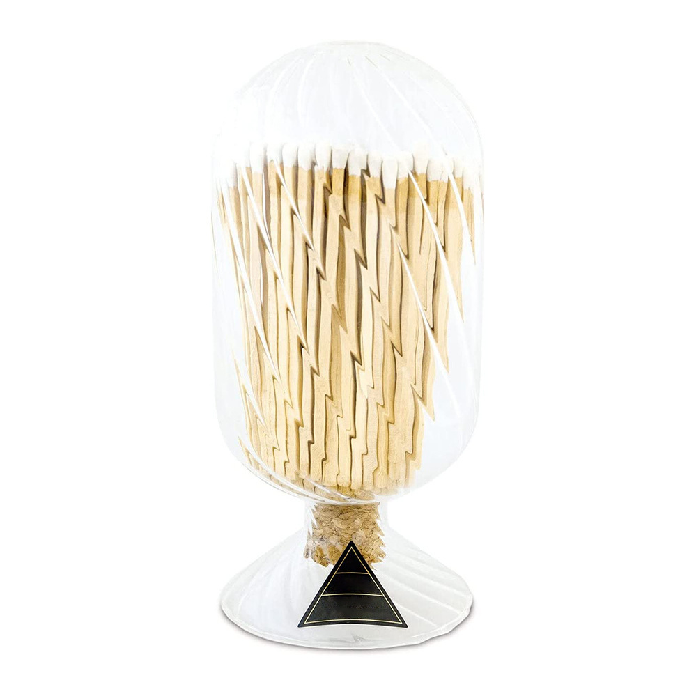 Romántico ins frasco de bananas largo fósforo frasco de vidrio fragranza alargada encendedor conjunto de herramientas