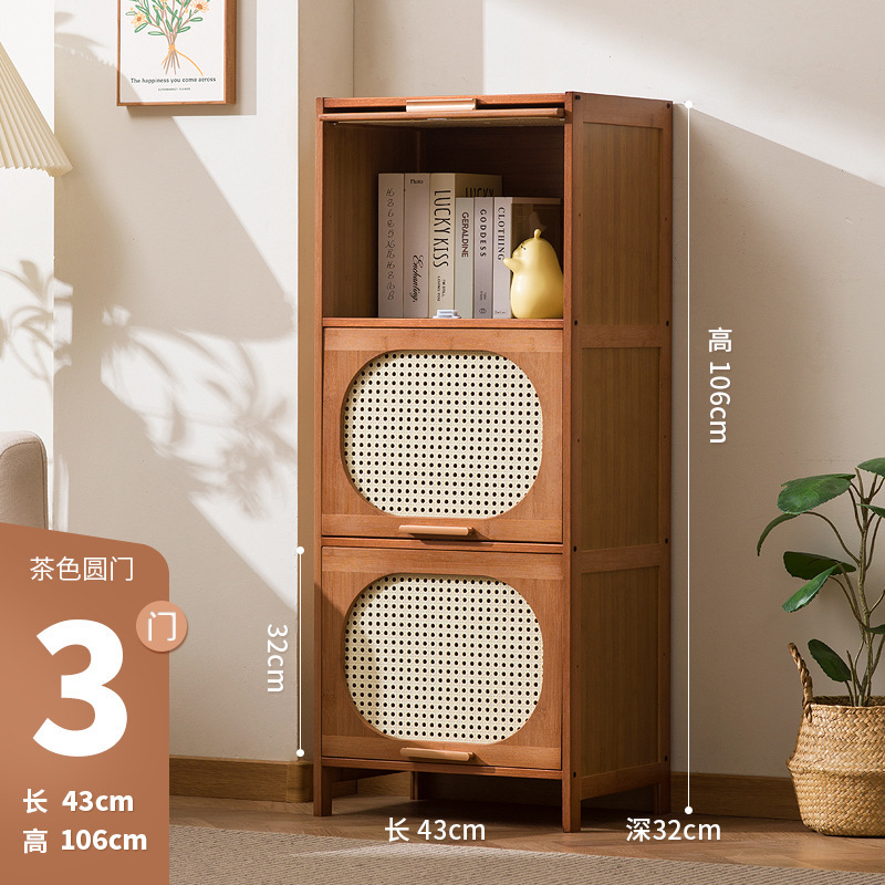収納キャビネット、家庭用スナック、リビングルーム、雑貨収納ルーム、多層寝室整理ラック、シンプルな本棚|undefined