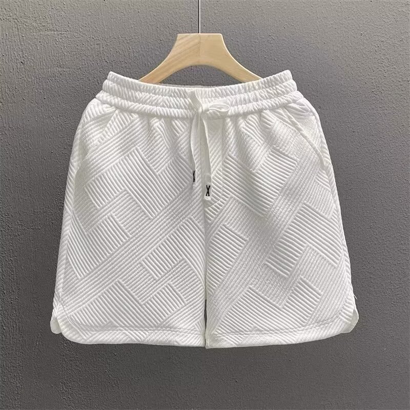 Pantalones cortos casuales universales para hombres, pantalones casuales tridimensionales de verano, pantalones de tendencia, pantalones rectos, pantalones de calzado, comercio exterior al por mayor transfronterizo
