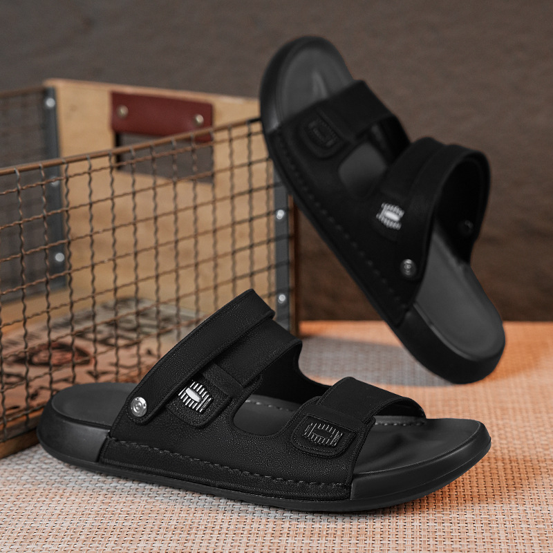 Sandalias para hombre verano nuevo estilo transpirable conducción exterior deportes ocio zapatos de playa antideslizantes resistentes al desgaste zapatillas ligeras y cómodas image 18