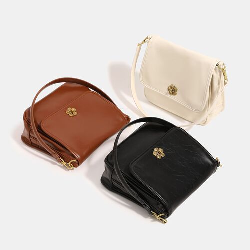 Hand-stitched texture retro tote bag with underarm handle, women's  new niche light-luxury tote bag, crossbody single-shoulder bag with a high-end feel.