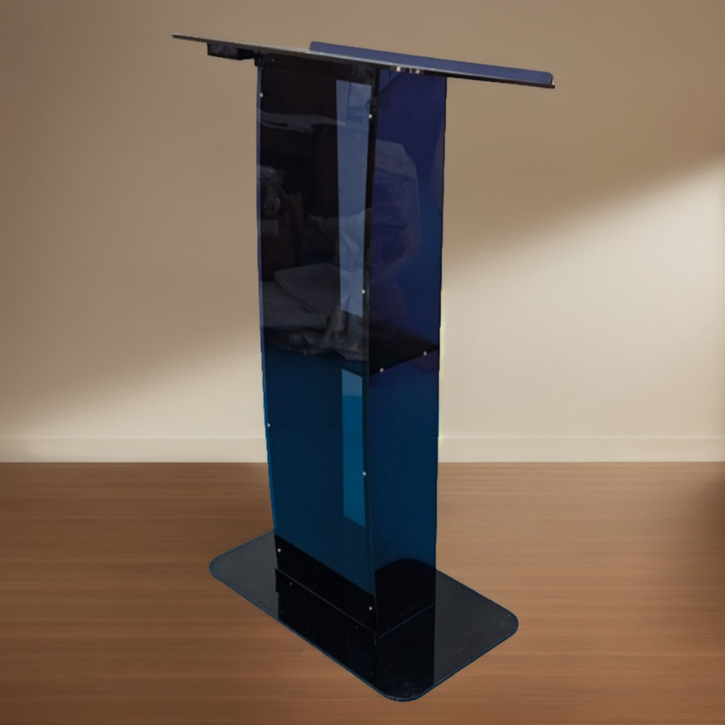 亚克力演讲台透明 透黑 会议讲桌 领奖发言司仪台酒店迎宾台