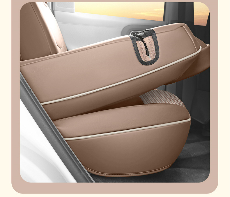 26 Models of Fifth-Generation Wuling Hongguang Mini Car Seat Cushions, Mini Seat Cushions, Special Cartoon Full-Cover Seat Covers for Summer