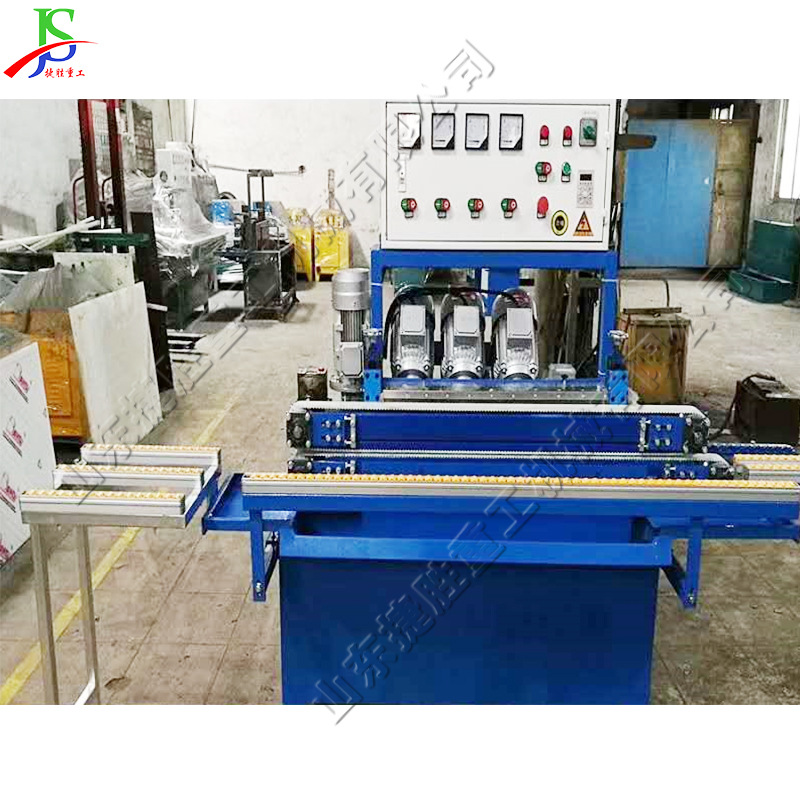 Escritorio CNC vidrio borde rectificadora máquina de cristal puerta de acero de cristal lineal recorte máquina puerta gabinete puerta vidrio chamfering máquina