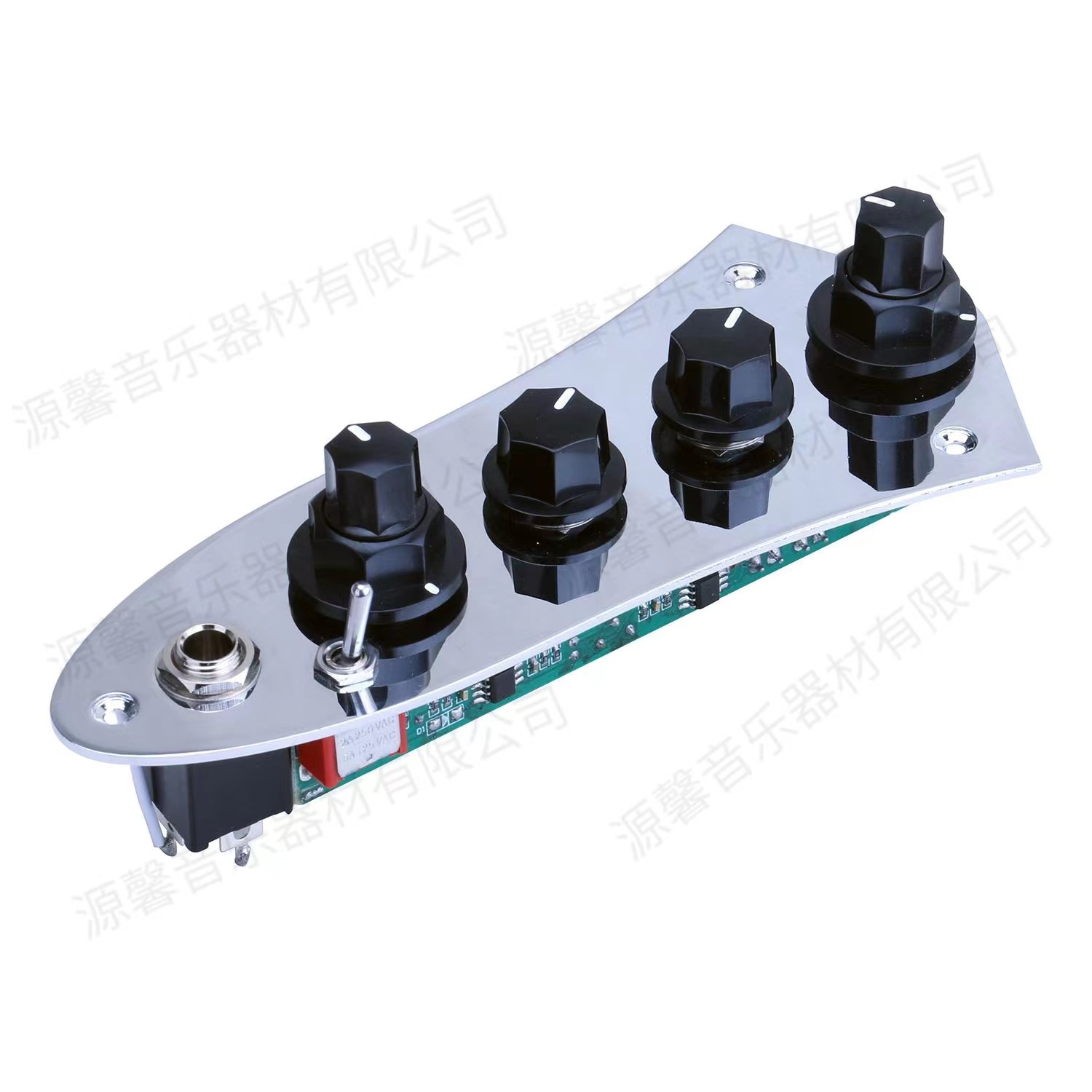 Accesorios de guitarra eléctrica JB circuito de control de placa de hierro bajo eléctrico circuito de control de ajuste de tono de volumen fábrica al por mayor