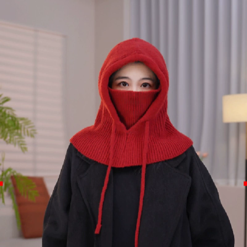  knitted winter mask keep warm earmuffs, корейский стиль
