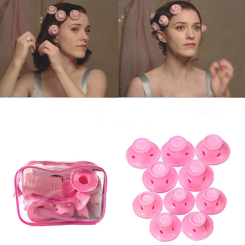 热销蘑菇铃铛卷发器 不伤发睡眠卷发器 DIY硅胶卷发球